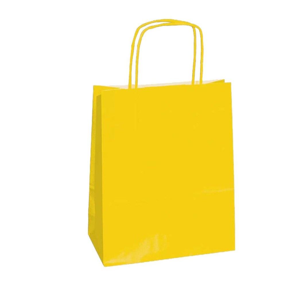 SHOPPER 18X8X24CM GIALLO CORDINO